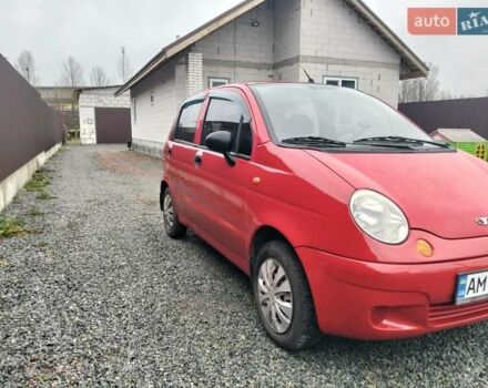 Красный Дэу Матиз, объемом двигателя 0.8 л и пробегом 120 тыс. км за 2200 $, фото 2 на Automoto.ua