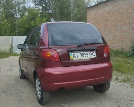 Красный Дэу Матиз, объемом двигателя 0.8 л и пробегом 125 тыс. км за 1800 $, фото 5 на Automoto.ua