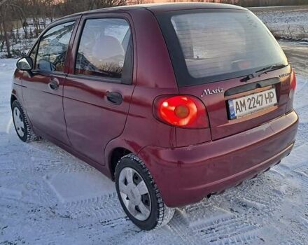 Красный Дэу Матиз, объемом двигателя 0.8 л и пробегом 93 тыс. км за 2200 $, фото 4 на Automoto.ua