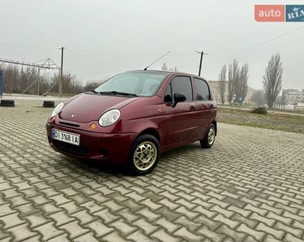 Красный Дэу Матиз, объемом двигателя 0.8 л и пробегом 174 тыс. км за 2700 $, фото 4 на Automoto.ua
