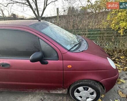 Червоний Деу Матіз, об'ємом двигуна 0.8 л та пробігом 96 тис. км за 2300 $, фото 3 на Automoto.ua