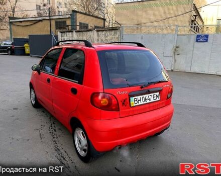 Красный Дэу Матиз, объемом двигателя 0.8 л и пробегом 103 тыс. км за 2300 $, фото 3 на Automoto.ua