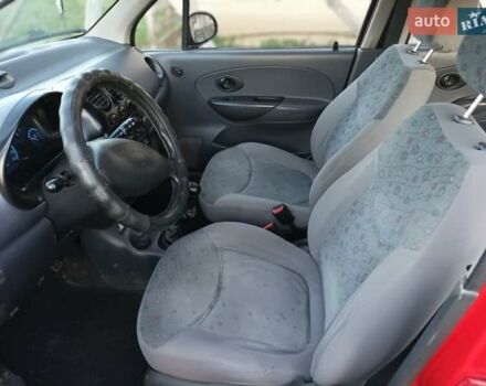 Красный Дэу Матиз, объемом двигателя 0.8 л и пробегом 209 тыс. км за 1850 $, фото 5 на Automoto.ua