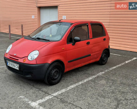 Красный Дэу Матиз, объемом двигателя 0.8 л и пробегом 127 тыс. км за 1200 $, фото 1 на Automoto.ua