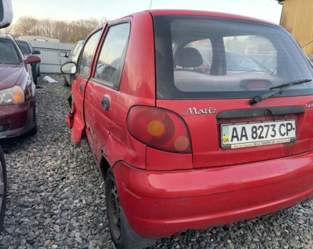 Красный Дэу Матиз, объемом двигателя 0.8 л и пробегом 132 тыс. км за 600 $, фото 2 на Automoto.ua