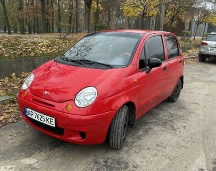 Красный Дэу Матиз, объемом двигателя 0.8 л и пробегом 109 тыс. км за 3200 $, фото 1 на Automoto.ua
