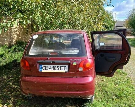 Червоний Деу Матіз, об'ємом двигуна 0.8 л та пробігом 191 тис. км за 2100 $, фото 7 на Automoto.ua