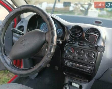 Красный Дэу Матиз, объемом двигателя 0.8 л и пробегом 209 тыс. км за 1850 $, фото 8 на Automoto.ua