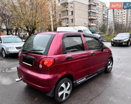 Красный Дэу Матиз, объемом двигателя 0.8 л и пробегом 142 тыс. км за 2300 $, фото 9 на Automoto.ua