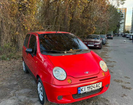 Красный Дэу Матиз, объемом двигателя 0.8 л и пробегом 180 тыс. км за 1950 $, фото 1 на Automoto.ua