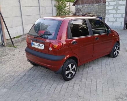 Красный Дэу Матиз, объемом двигателя 0.8 л и пробегом 184 тыс. км за 2300 $, фото 3 на Automoto.ua