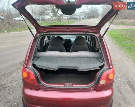 Червоний Деу Матіз, об'ємом двигуна 0.8 л та пробігом 186 тис. км за 2650 $, фото 12 на Automoto.ua