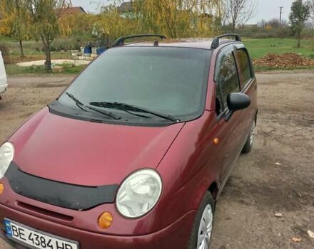 Красный Дэу Матиз, объемом двигателя 0.8 л и пробегом 158 тыс. км за 2900 $, фото 1 на Automoto.ua