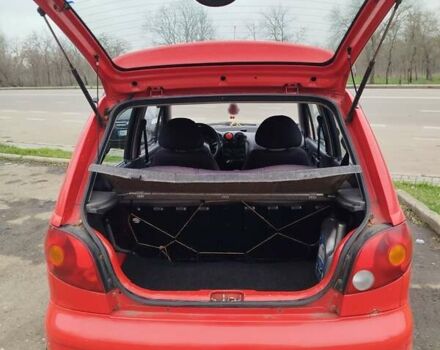 Красный Дэу Матиз, объемом двигателя 0.8 л и пробегом 106 тыс. км за 1800 $, фото 10 на Automoto.ua