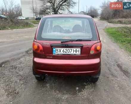 Червоний Деу Матіз, об'ємом двигуна 0.8 л та пробігом 186 тис. км за 2650 $, фото 4 на Automoto.ua