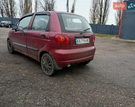 Червоний Деу Матіз, об'ємом двигуна 0.8 л та пробігом 160 тис. км за 2600 $, фото 4 на Automoto.ua