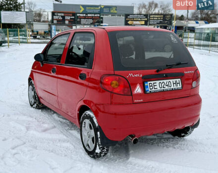 Красный Дэу Матиз, объемом двигателя 0.8 л и пробегом 93 тыс. км за 3550 $, фото 1 на Automoto.ua