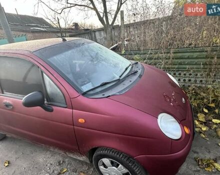 Червоний Деу Матіз, об'ємом двигуна 0.8 л та пробігом 96 тис. км за 2300 $, фото 4 на Automoto.ua