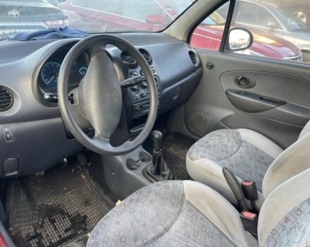 Красный Дэу Матиз, объемом двигателя 0.8 л и пробегом 132 тыс. км за 600 $, фото 5 на Automoto.ua