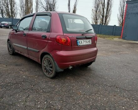 Червоний Деу Матіз, об'ємом двигуна 0.8 л та пробігом 160 тис. км за 2600 $, фото 3 на Automoto.ua