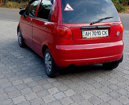 Червоний Деу Матіз, об'ємом двигуна 0.8 л та пробігом 230 тис. км за 2600 $, фото 2 на Automoto.ua