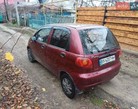 Красный Дэу Матиз, объемом двигателя 0.8 л и пробегом 135 тыс. км за 2550 $, фото 5 на Automoto.ua