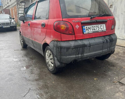 Красный Дэу Матиз, объемом двигателя 0.8 л и пробегом 123 тыс. км за 1000 $, фото 5 на Automoto.ua