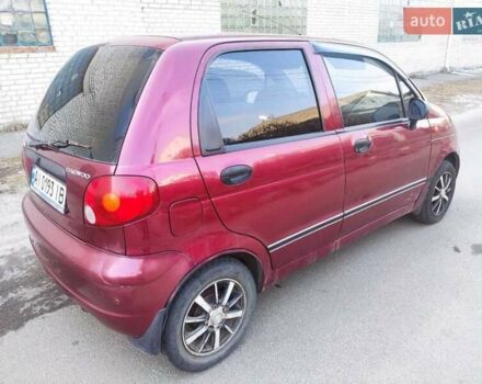 Красный Дэу Матиз, объемом двигателя 0.8 л и пробегом 141 тыс. км за 2450 $, фото 6 на Automoto.ua