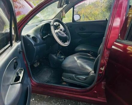 Красный Дэу Матиз, объемом двигателя 0.8 л и пробегом 125 тыс. км за 2200 $, фото 5 на Automoto.ua