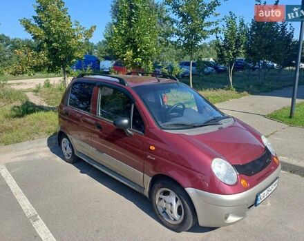 Красный Дэу Матиз, объемом двигателя 0.8 л и пробегом 137 тыс. км за 2200 $, фото 2 на Automoto.ua