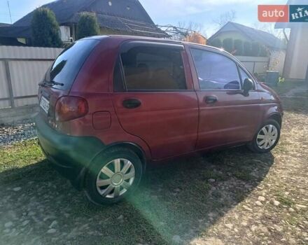 Червоний Деу Матіз, об'ємом двигуна 0.8 л та пробігом 105 тис. км за 1450 $, фото 1 на Automoto.ua