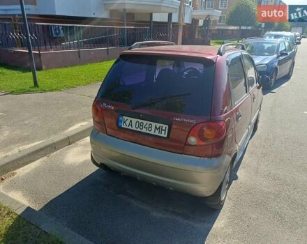 Красный Дэу Матиз, объемом двигателя 0.8 л и пробегом 137 тыс. км за 2200 $, фото 4 на Automoto.ua