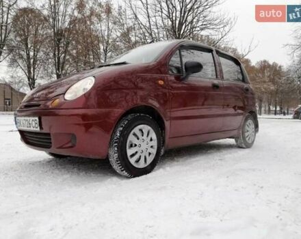 Красный Дэу Матиз, объемом двигателя 0.8 л и пробегом 160 тыс. км за 1850 $, фото 2 на Automoto.ua