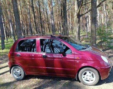 Красный Дэу Матиз, объемом двигателя 0.8 л и пробегом 77 тыс. км за 4000 $, фото 1 на Automoto.ua