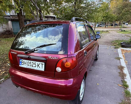 Красный Дэу Матиз, объемом двигателя 0.8 л и пробегом 70 тыс. км за 2900 $, фото 3 на Automoto.ua