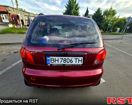 Червоний Деу Матіз, об'ємом двигуна 0.8 л та пробігом 98 тис. км за 3400 $, фото 3 на Automoto.ua