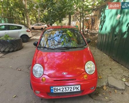 Красный Дэу Матиз, объемом двигателя 0.8 л и пробегом 107 тыс. км за 2000 $, фото 3 на Automoto.ua