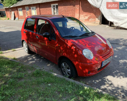 Красный Дэу Матиз, объемом двигателя 0.8 л и пробегом 105 тыс. км за 1400 $, фото 2 на Automoto.ua