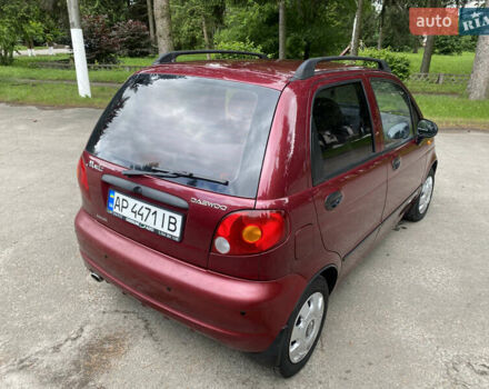 Красный Дэу Матиз, объемом двигателя 0.8 л и пробегом 123 тыс. км за 3200 $, фото 13 на Automoto.ua