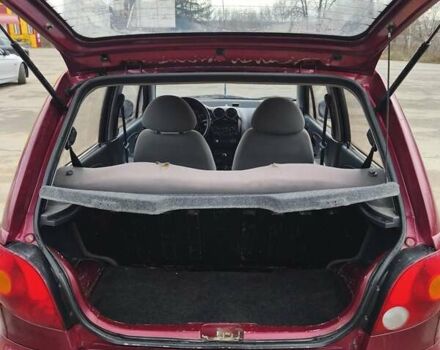 Червоний Деу Матіз, об'ємом двигуна 0.8 л та пробігом 186 тис. км за 2200 $, фото 8 на Automoto.ua