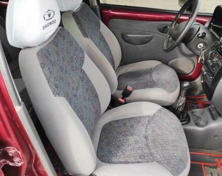 Красный Дэу Матиз, объемом двигателя 0.8 л и пробегом 124 тыс. км за 2550 $, фото 7 на Automoto.ua