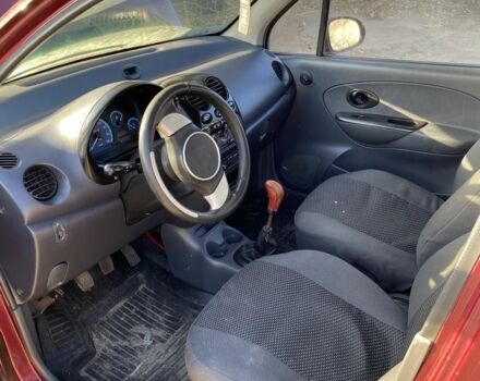 Красный Дэу Матиз, объемом двигателя 0.8 л и пробегом 167 тыс. км за 1400 $, фото 6 на Automoto.ua