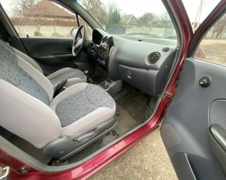 Красный Дэу Матиз, объемом двигателя 0.8 л и пробегом 100 тыс. км за 1800 $, фото 10 на Automoto.ua