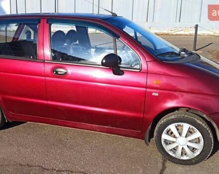 Червоний Деу Матіз, об'ємом двигуна 0.8 л та пробігом 63 тис. км за 3200 $, фото 1 на Automoto.ua