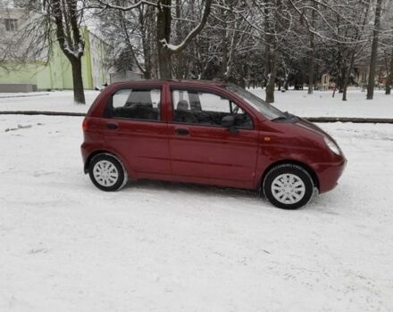 Красный Дэу Матиз, объемом двигателя 0.8 л и пробегом 160 тыс. км за 1850 $, фото 2 на Automoto.ua