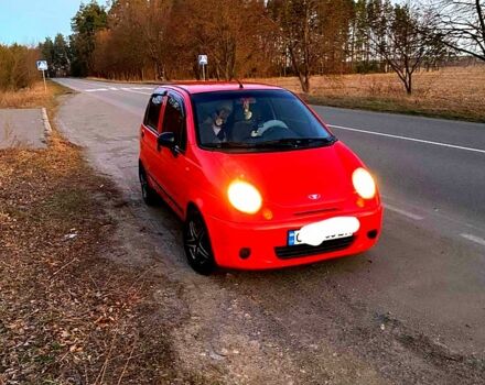 Красный Дэу Матиз, объемом двигателя 0.8 л и пробегом 99 тыс. км за 3400 $, фото 2 на Automoto.ua