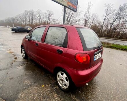 Красный Дэу Матиз, объемом двигателя 0.8 л и пробегом 250 тыс. км за 1800 $, фото 2 на Automoto.ua