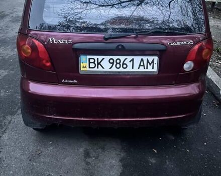 Красный Дэу Матиз, объемом двигателя 0.8 л и пробегом 149 тыс. км за 1750 $, фото 3 на Automoto.ua