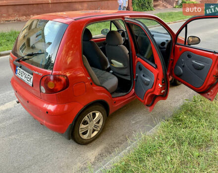 Красный Дэу Матиз, объемом двигателя 0.8 л и пробегом 105 тыс. км за 1400 $, фото 9 на Automoto.ua