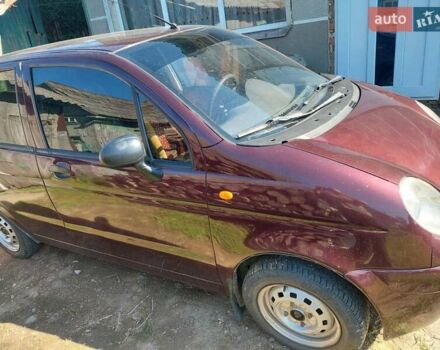 Красный Дэу Матиз, объемом двигателя 0.8 л и пробегом 209 тыс. км за 2700 $, фото 3 на Automoto.ua
